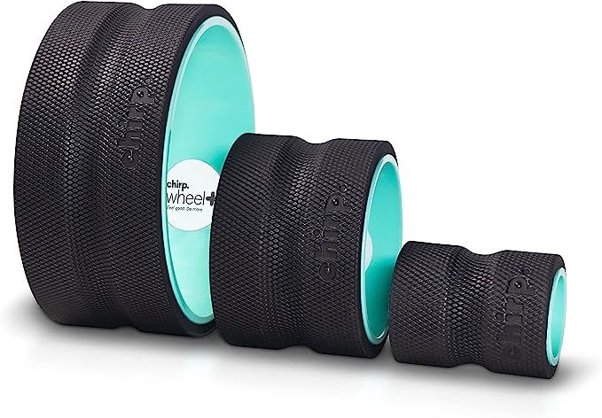 Chirp Wheel Foam Roller - Targeted Muscle Roller for Deep Tissue Massage, Back Stretcher with Foam P | Amazon (US)