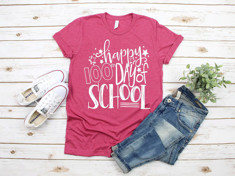 Teacher Shirt For 100th Day, 100th Day Of School T Shirt, Teacher Tees, Teacher Shirts, My Studen... | Etsy (US)