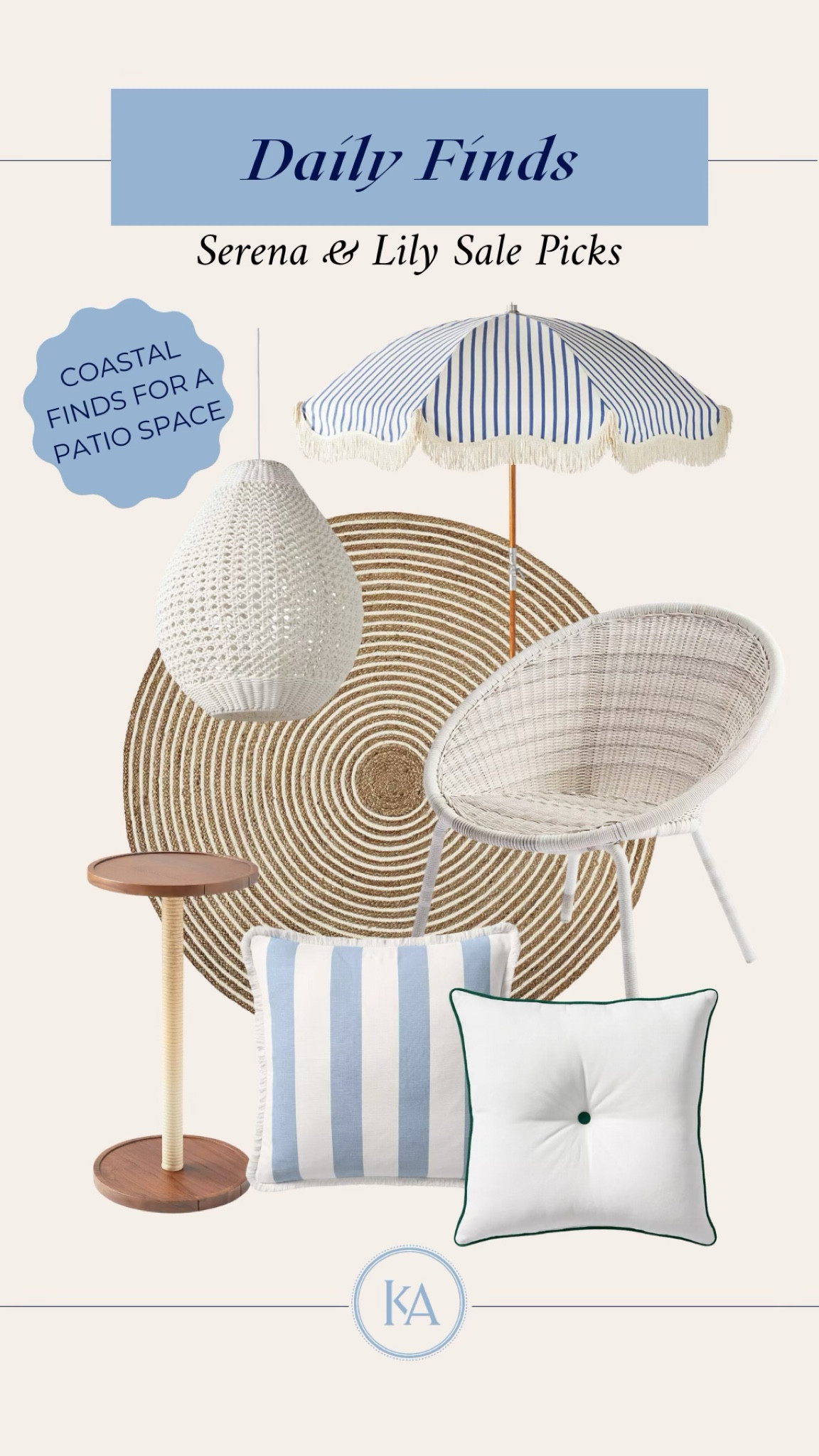 Some gorgeous sale finds from Serena & Lily - perfect for an outdoor space!

#LTKSeasonal #LTKHome #LTKSaleAlert