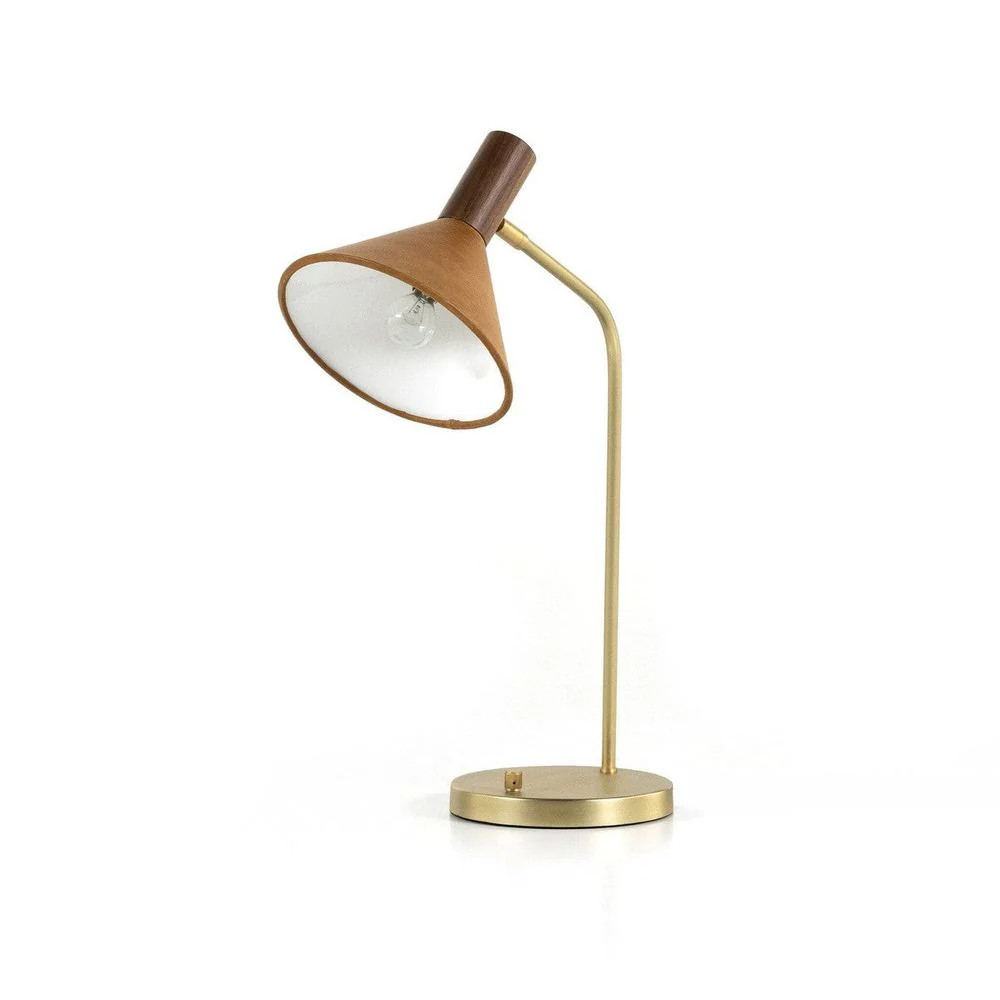 Cullen Task Lamp - Antique Brass | France and Son