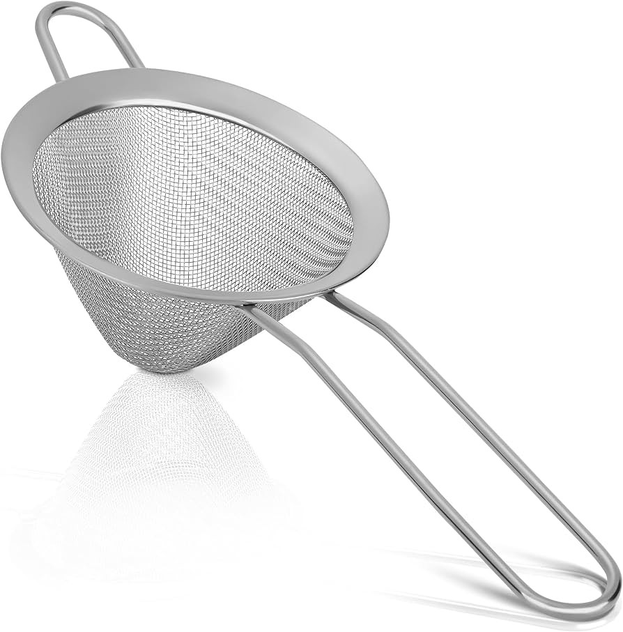Rainspire Stainless Steel Small Strainer Fine Mesh Strainer, Mini Cocktail Strainer For Cocktails... | Amazon (US)