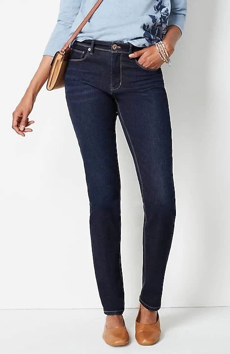 High-Rise Straight-Leg Jeans | J. Jill