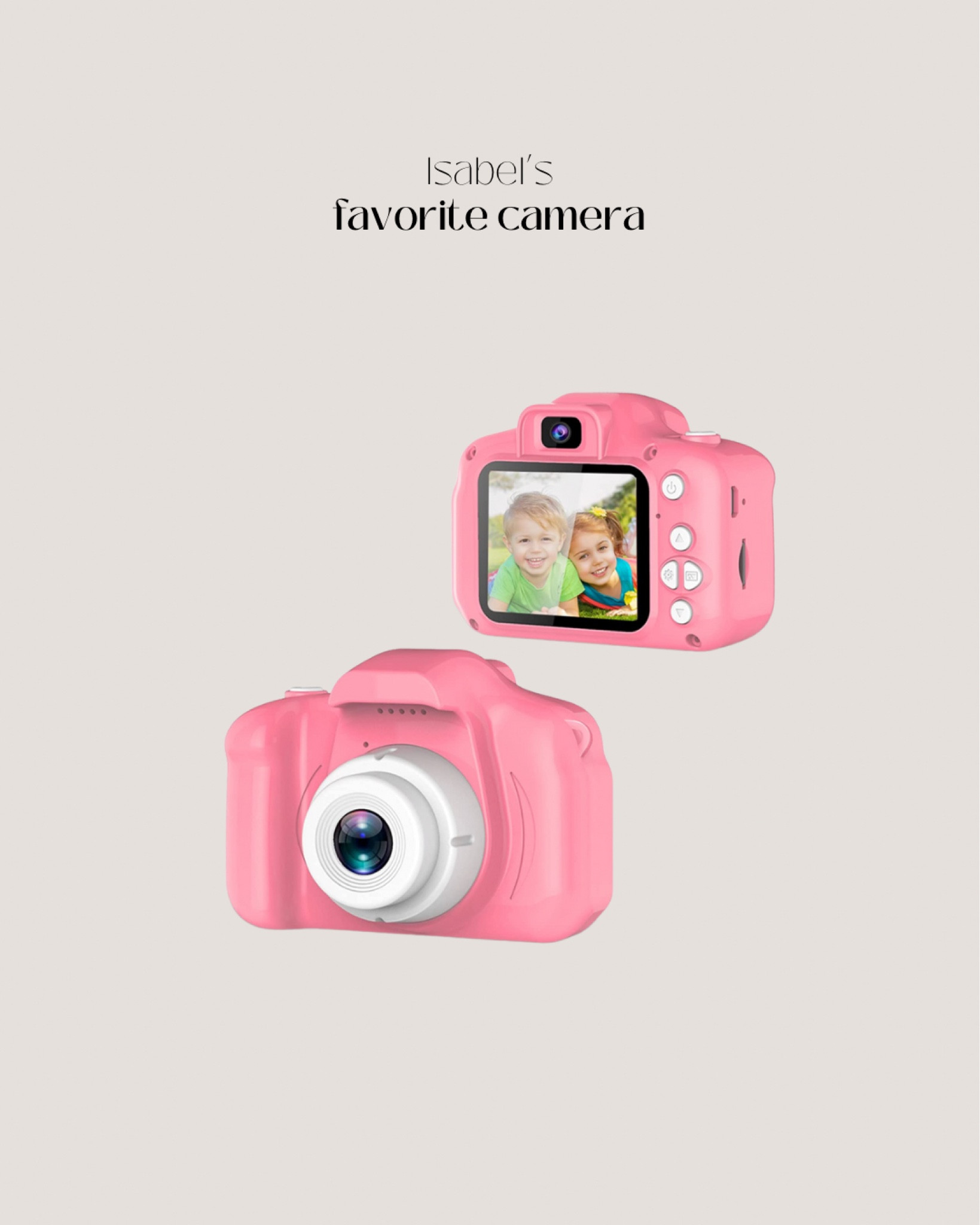 Isabel loves this camera it’s a great gift for any toddler! You can even print out or download the photos they take!


toddler camera
amazon gift
toddler gifts
toddler gift ideas
kids gift ideas
kids ideas
gift ideas
Amazon finds
Kids toys


#LTKkids #LTKFind #LTKunder50