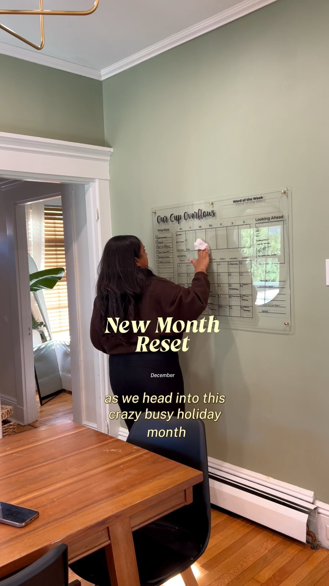 Getting a family calendar has changed my life! 