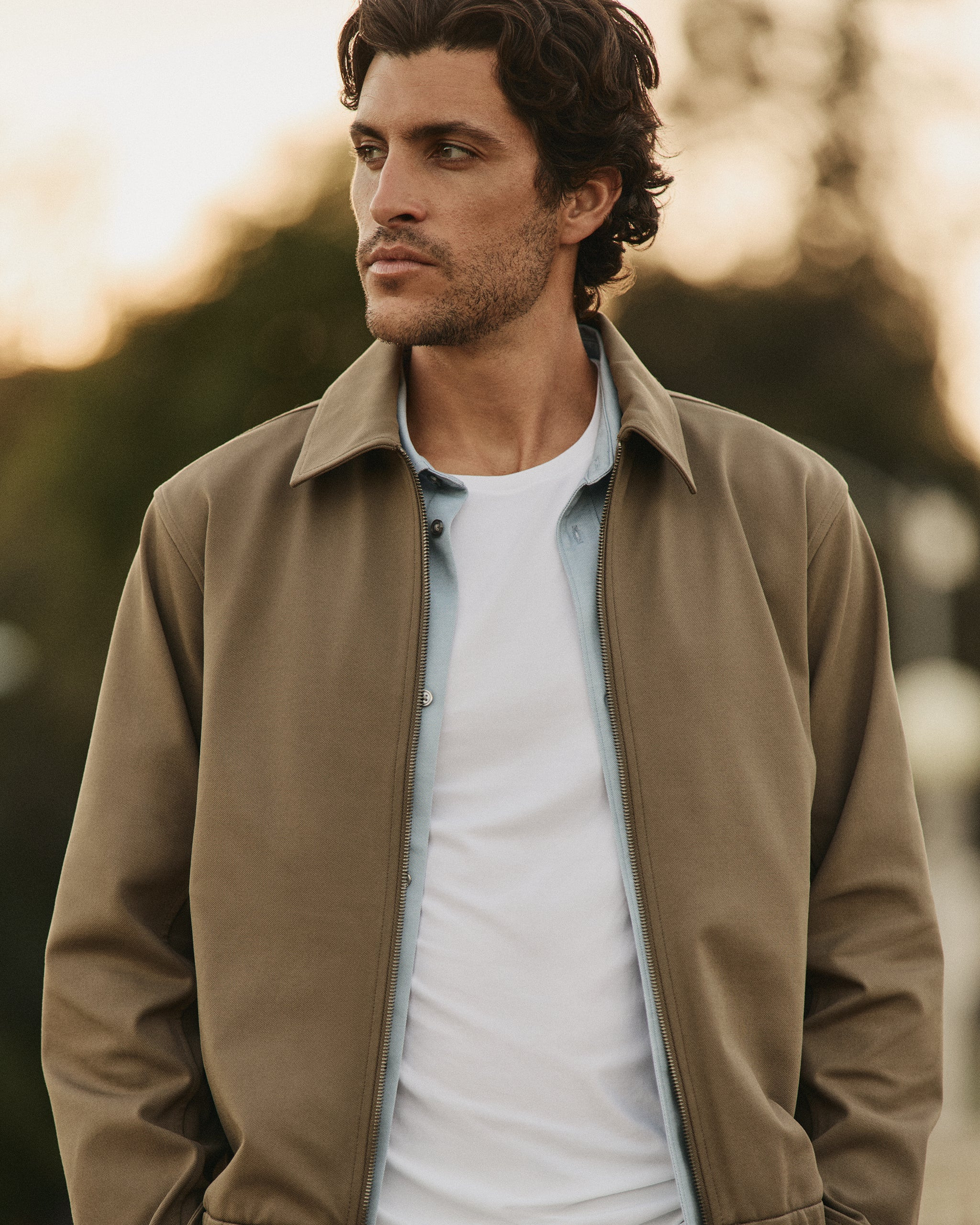 Vuori Meta™ Twill Harrington Jacket | Vuori Clothing (US & Canada)