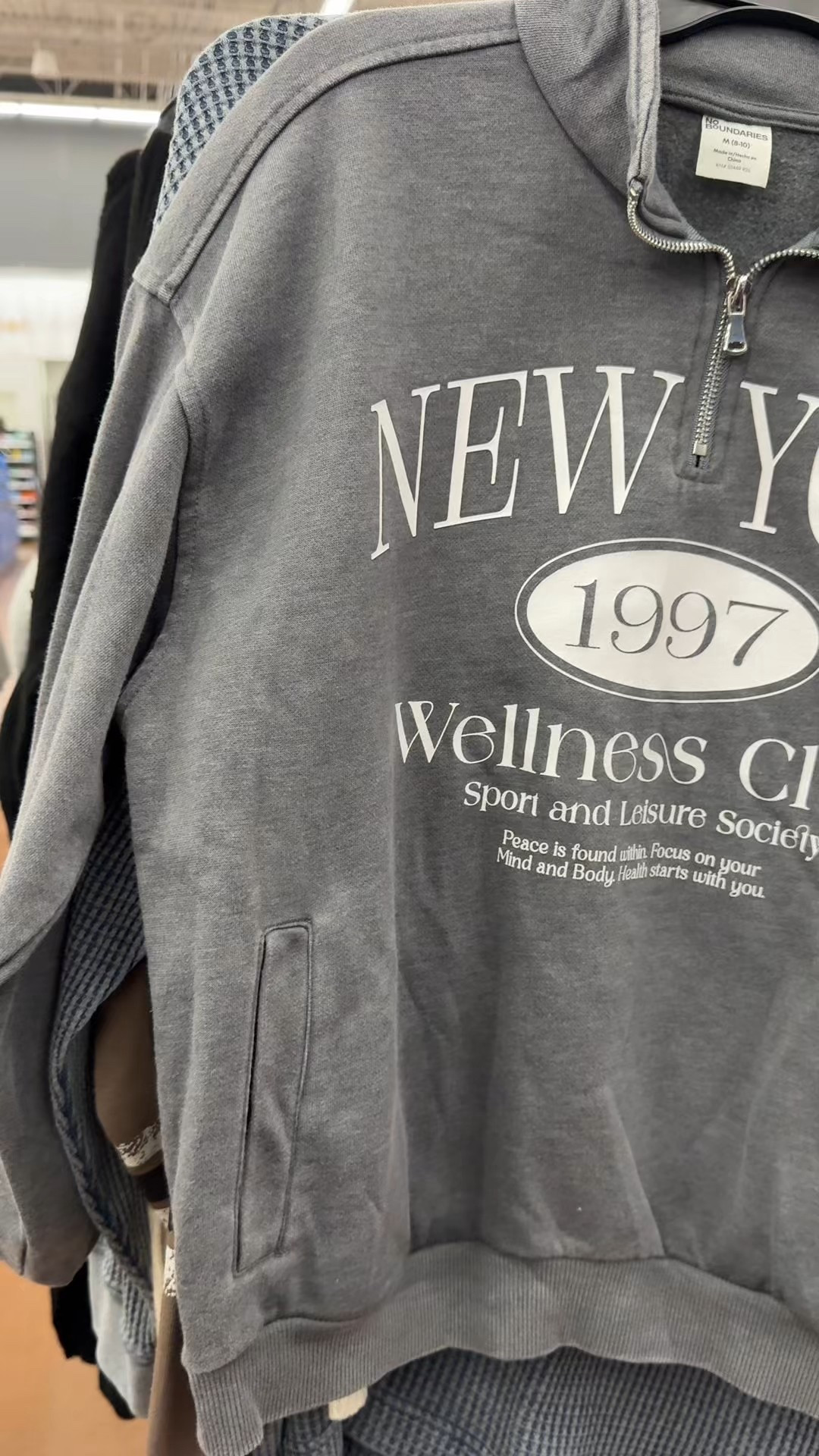 This gray sweatshirt by Walmart’s No Boundaries is both cute, comfortable AND on clearance. The perfect gift for a mom, sister, or friend under $9. 

#walmartfashion #giftsforher

Gifts for moms or sisters, gifts under $10, athleisure wear, gray sweatshirt, graphic sweatshirts 

#LTKSaleAlert #LTKFindsUnder50 #LTKActive