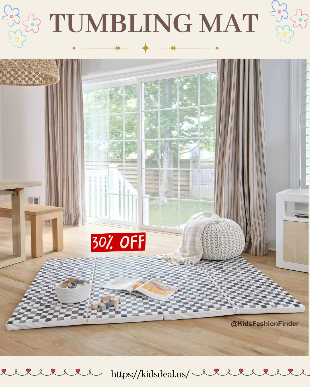 🖤🤍 Memory Foam Play Mat — Cozy from Tummy Time to Playtime!

Extra thick 1.57” cushioning = soft support for babies to big kids 👶➡️👦
Modern black & white design blends perfectly with your home ✨

✔️ Foldable & easy to store
✔️ Waterproof + wipe clean 💦
✔️ Non-toxic, BPA/PVC/latex-free
✔️ Exceeds ASTM & CPSIA safety standards 🙌

Perfect for indoor + outdoor play 💛

#HouseofNoa#PlayMat #BabyEssentials #TummyTime #ToddlerLife #SafePlay #NonToxicLiving #MomFinds #KidsPlay #HomeStyle #ModernNursery #AmazonFinds  

 

#LTKmomlife #LTKSaleAlert #LTKBaby