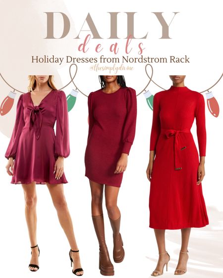 Holiday dresses from Nordstrom Rack! 🥰🎄

| Nordstrom Rack | holiday | seasonal | party dress | sale | Christmas | holiday party | sweater dress |

#LTKsalealert #LTKSeasonal #LTKHoliday