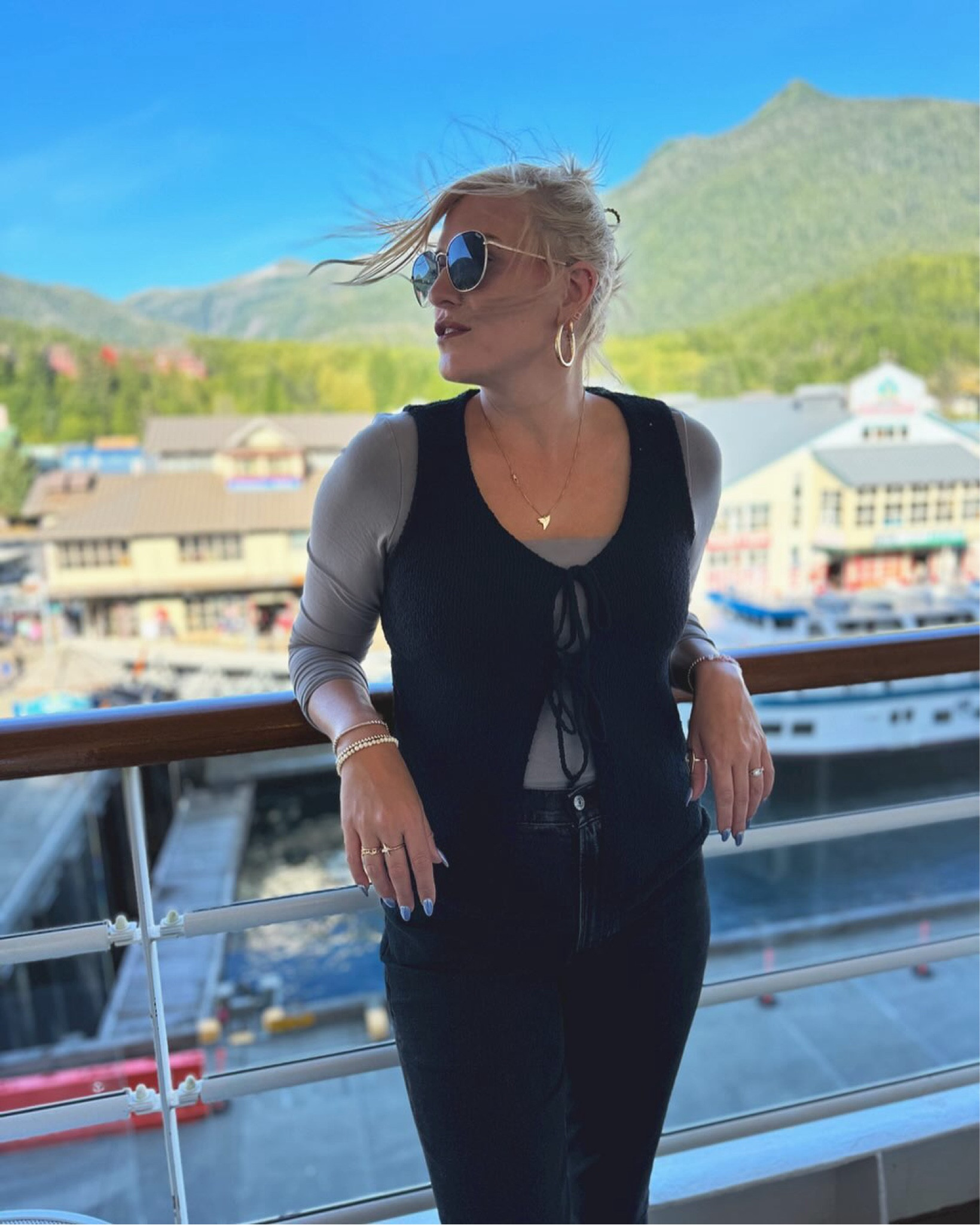 See how I dress in Alaska? Very demure, very mindful.