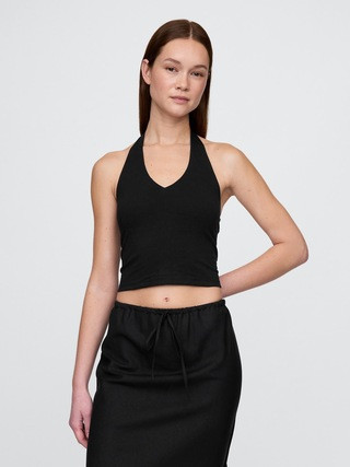 CloseKnit Halter Crop Top | Gap (US)