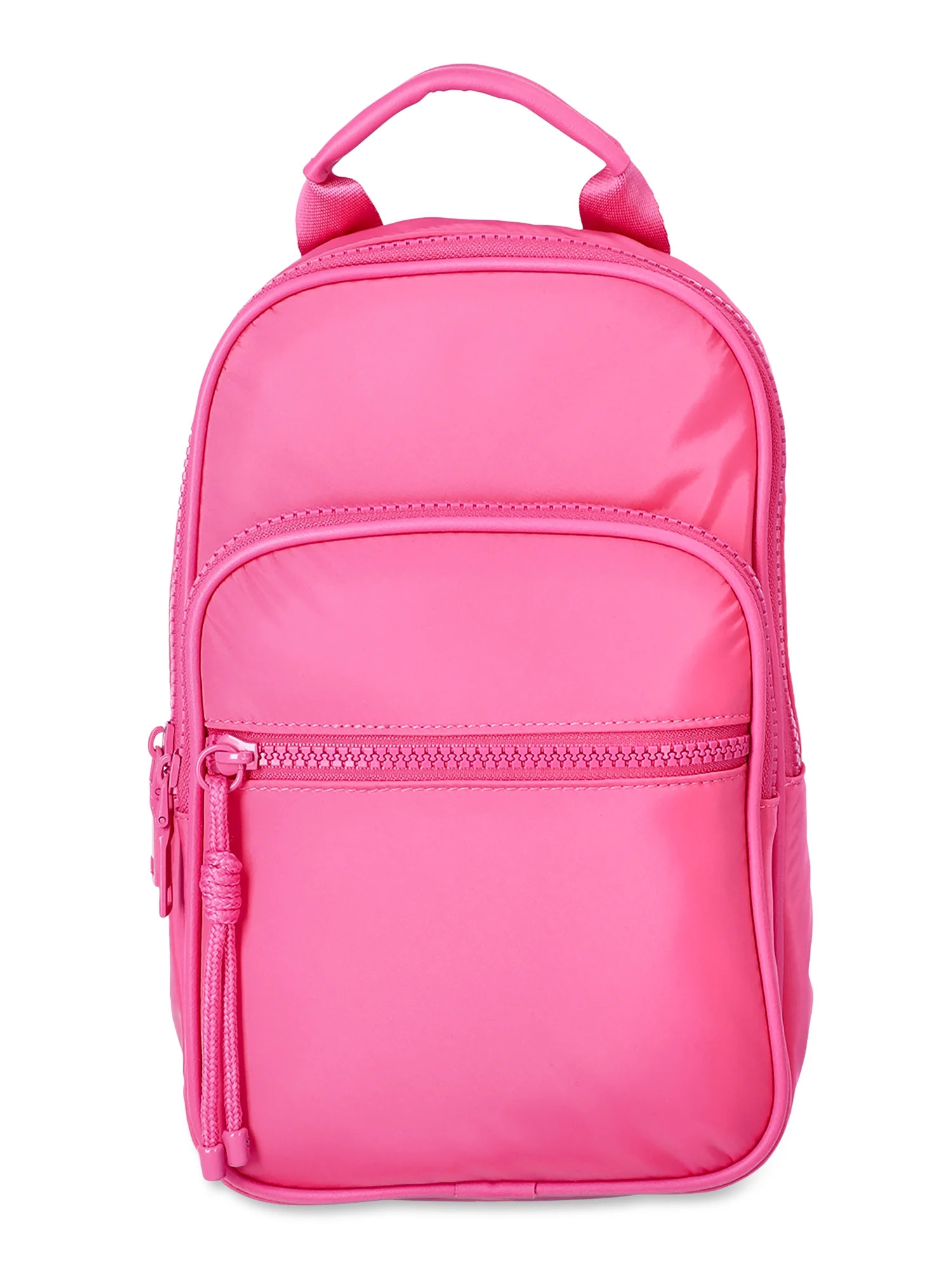 No Boundaries Women's Hands-Free Sling Bag, Bright Flamingo | Walmart (US)