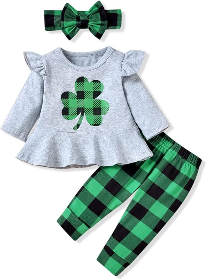 Aalizzwell Infant Baby Girls Christmas Outfit | Amazon (US)