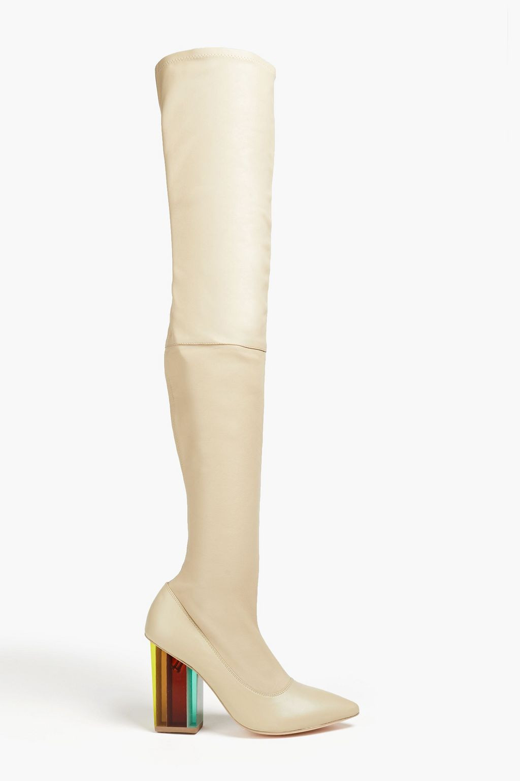 Overknees aus Stretch-Leder | The Outnet (UK and Europe)