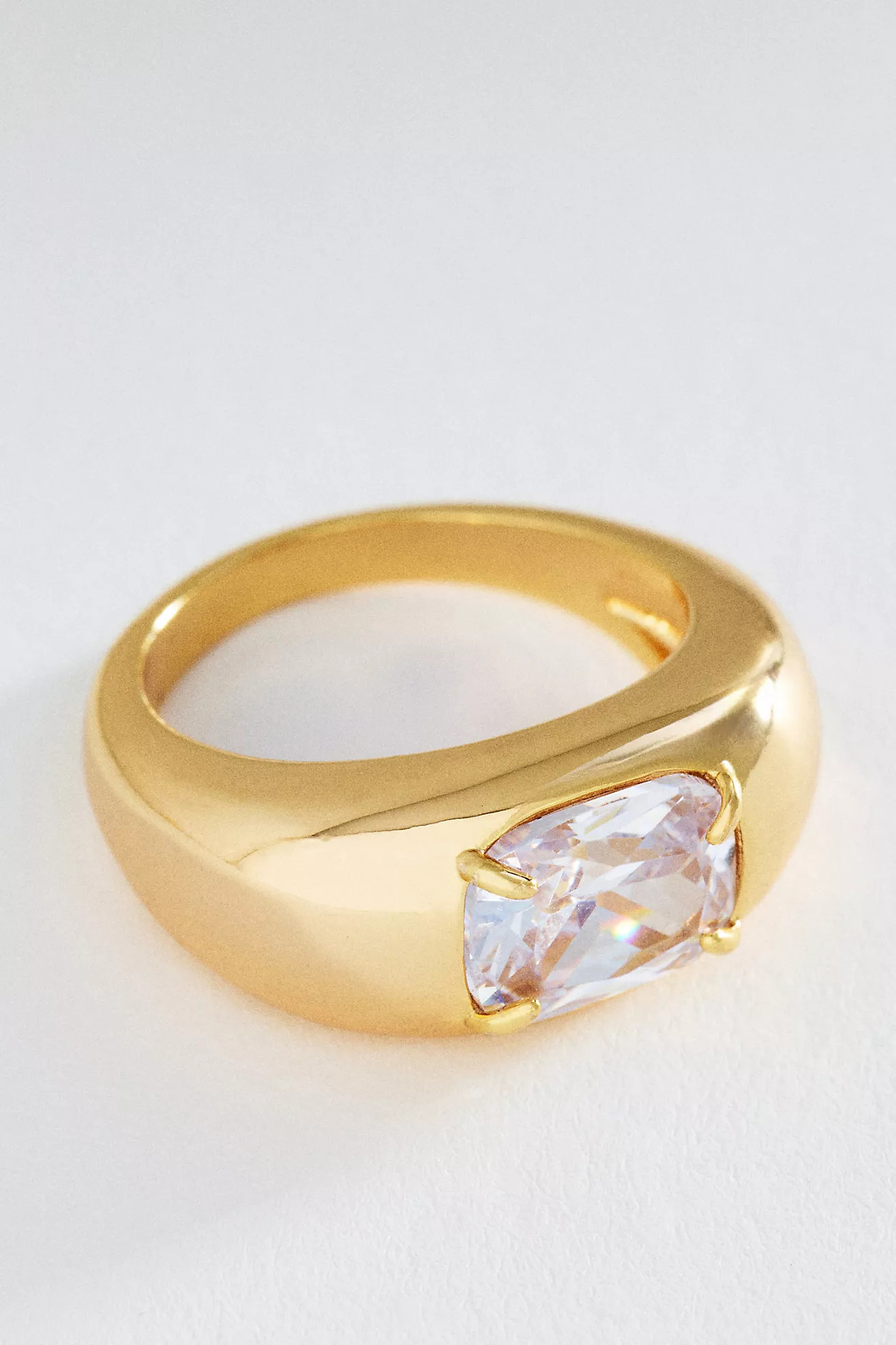 Rectangular Stone Chunky Ring | Anthropologie (US)