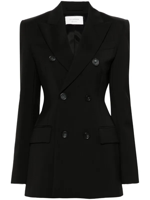 Sportmax Adamo Blazer | Black | FARFETCH UK | Farfetch Global