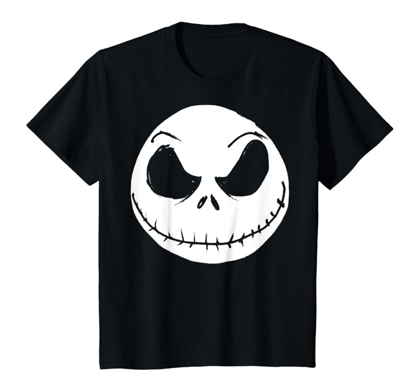 Disney The Nightmare Before Christmas Jack Skellington Face T-Shirt | Amazon (US)