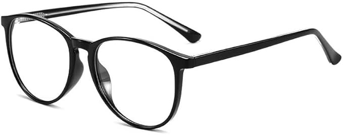 URISMO Stylish Oval Reading Glasses Women Men, Blue Light Blocking Computer Readers, Anti Eye Str... | Amazon (US)