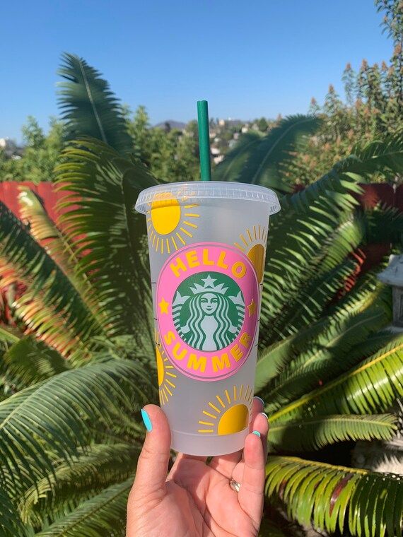 Summer Lover Starbucks Reusable Venti Cup  Sunshine - Etsy | Etsy (US)