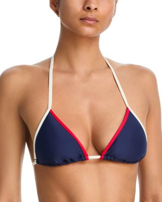 AQUA Triangle Bikini Top - Exclusive | Bloomingdale's Women | Bloomingdale's (US)