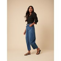 Nobody's Child Mid Rise Horseshoe Fit Jeans Blue Denim | Marks & Spencer (UK)