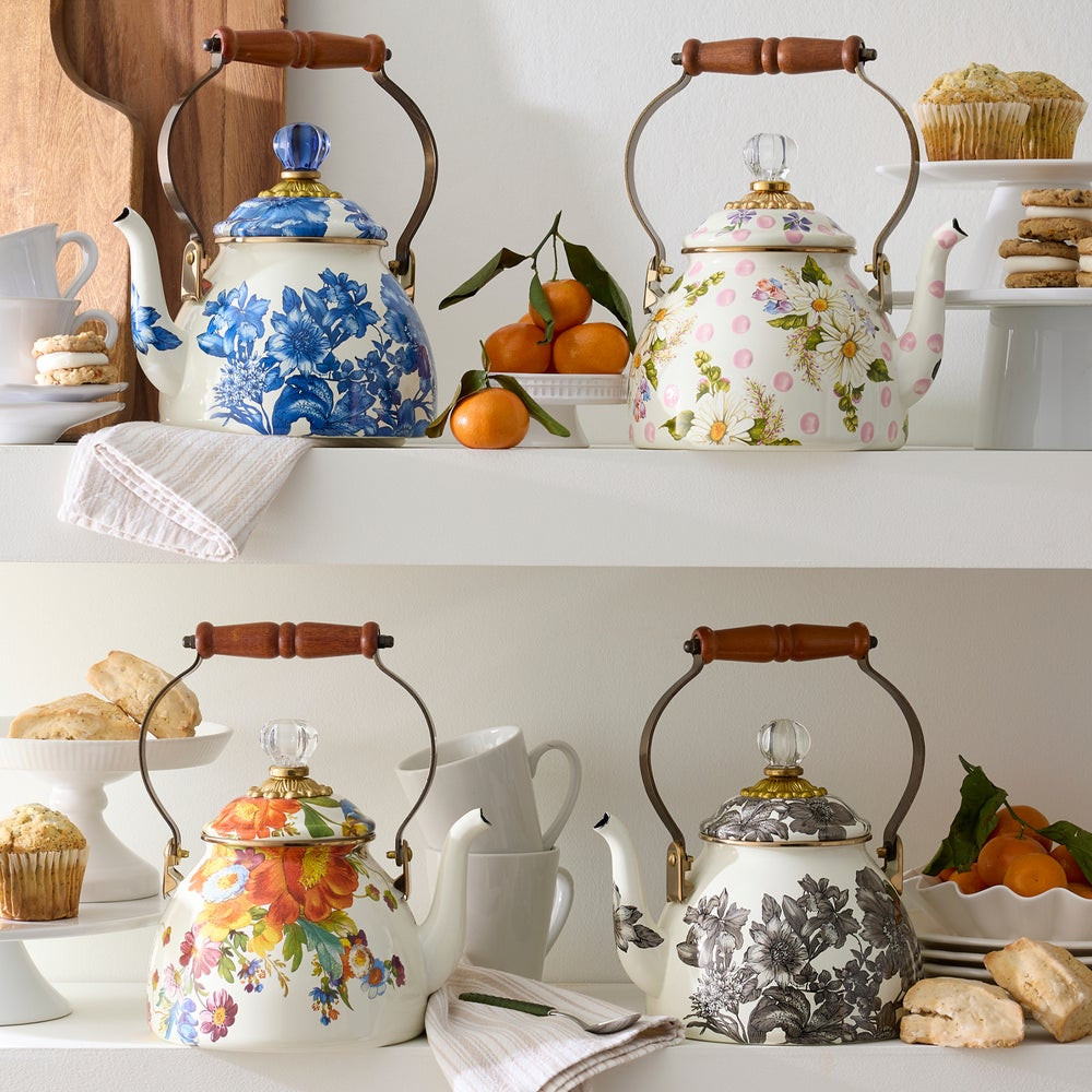 Floral Tea Kettle | MacKenzie-Childs