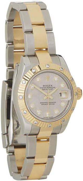 Amazon.com: Rolex, Pre-Loved Two-Tone Meteorite & Diamond Datejust 179313 26mm : Luxury Stores | Amazon (US)