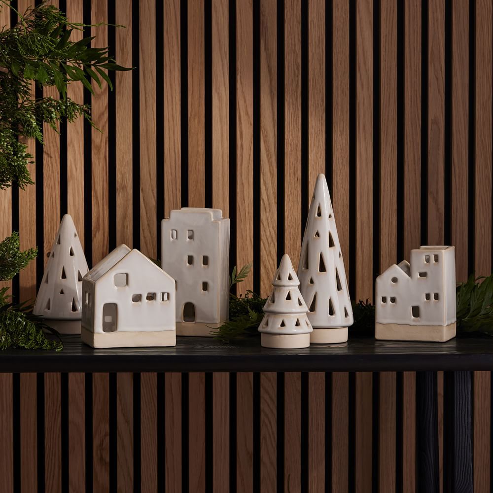 Village Tealight Candleholders | West Elm (US)