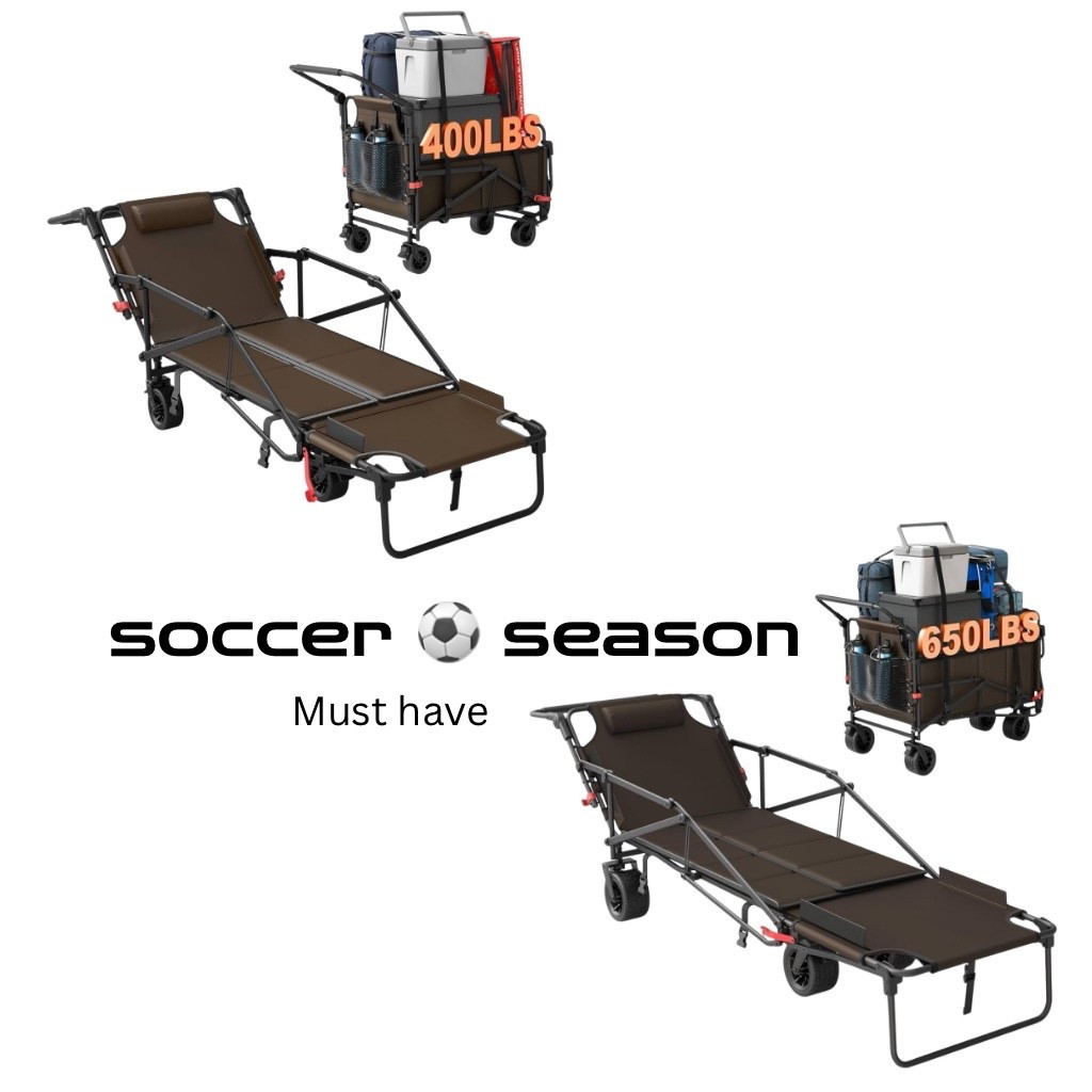 ⚽️ Calling all soccer fans! This amazing wagon transforms into a cozy lounge chair, making it the ultimate must-have for game day! 🛋️✨ Don’t miss out on elevating your fan experience! 

#LTKTravel #LTKSeasonal #LTKActive