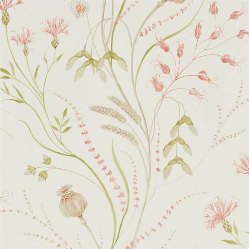 Sanderson Summer Harvest Summer Harvest Claret/Olive Wallpaper | DecoratorsBest | DecoratorsBest