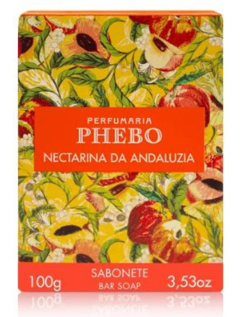 Sabonete Em Barra Phebo Nectarina Da Andaluzia 100G | DrogaRaia (BR)