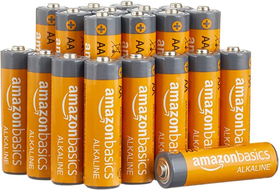 Amazon Basics 20-Pack AA Alkaline High-Performance Batteries, 1.5 Volt, 10-Year Shelf Life | Amazon (US)