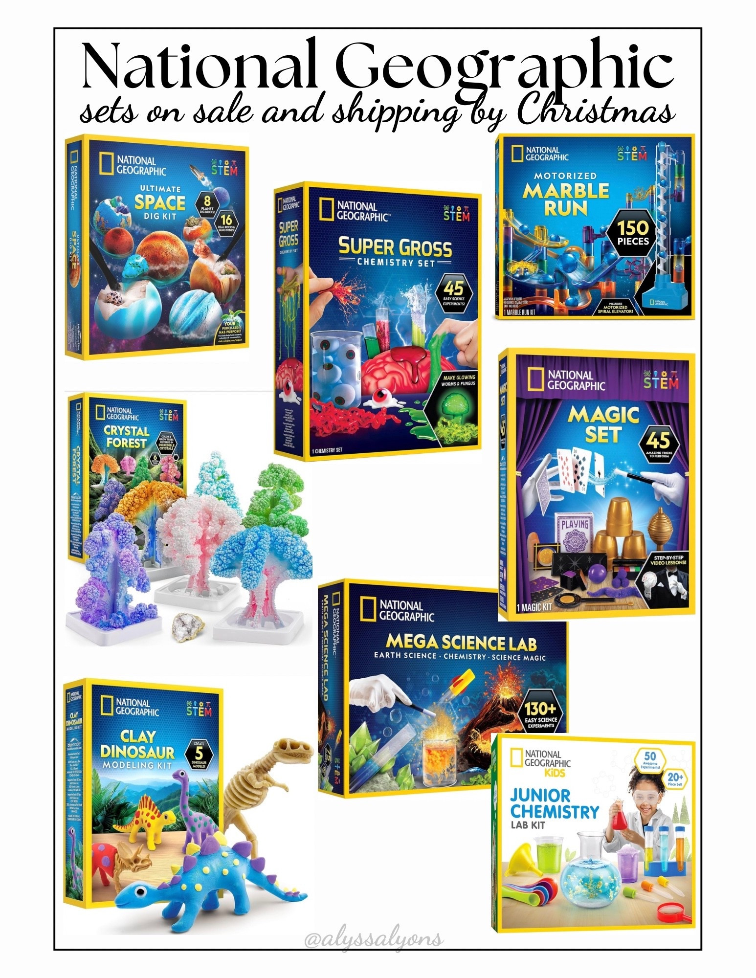 National Geographic gift sets on sale - my kids and nieces and nephews love these! Great last minute gift idea, ships by Christmas!

STEM | Amazon | science kits | educational toys | elementary school age | boy gifts | girl gifts | last minute idea | free shipping | 

#LTKFindsUnder50 #LTKGiftGuide #LTKKids