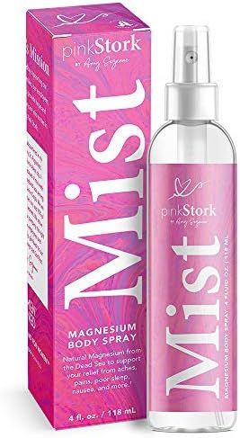 Pink Stork Mist: Topical Magnesium Spray for Nausea + Morning Sickness Relief, Eases Muscle Cramp... | Amazon (US)