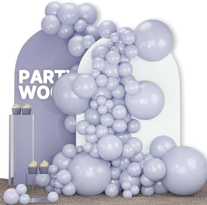 PartyWoo Dusty Blue Balloons 140pcs Different Sizes Pack of 18 12 10 5 Inch Slate Blue Boho Neutr... | Amazon (US)