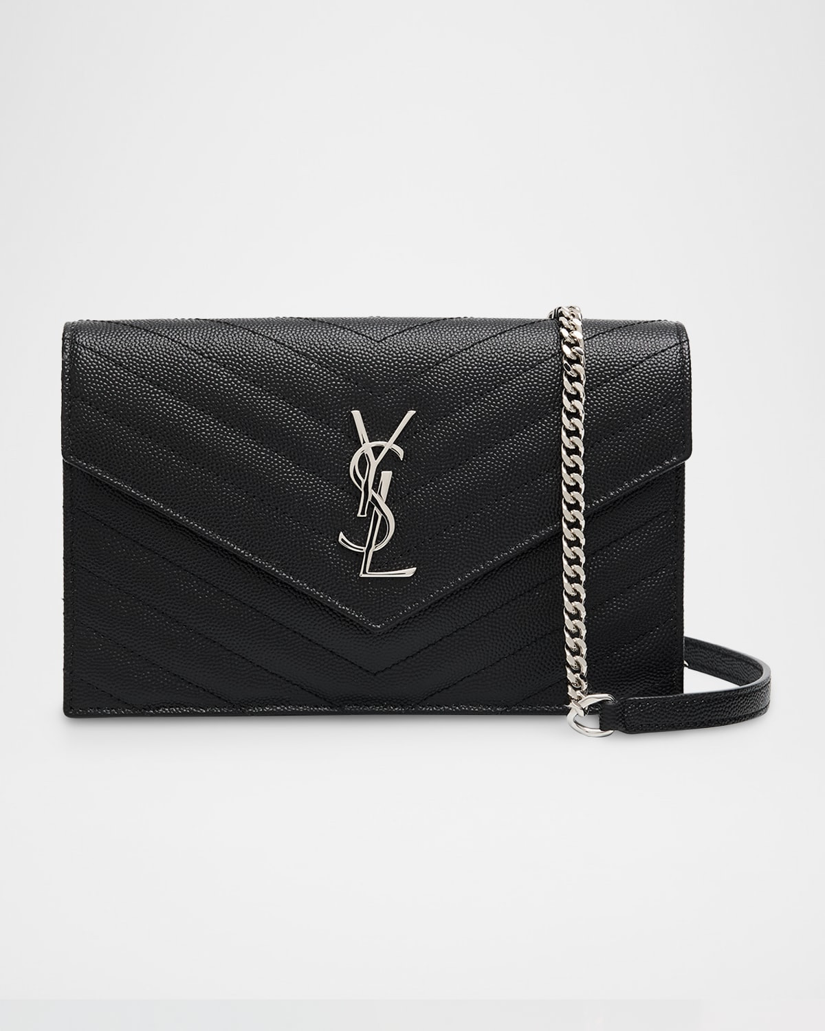 YSL Shoulder Bag in Chevron Quilted Leather | Neiman Marcus