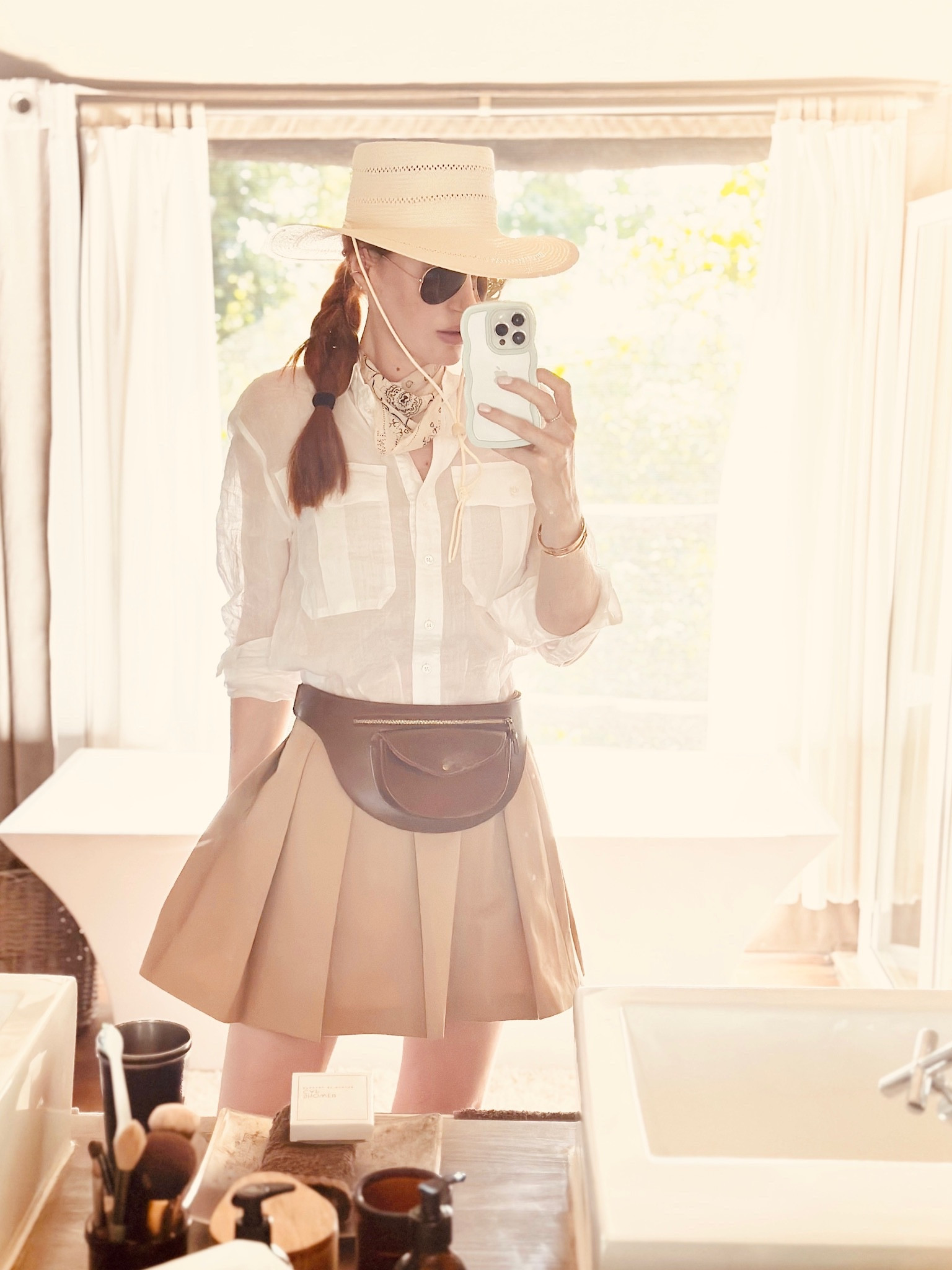 I added the belt bag to tie the look all together, it’s been the perfect bag to carry the necessities.