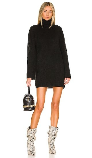 L'Academie Sable Sweater Dress in Black. - size L | Revolve Clothing (Global)