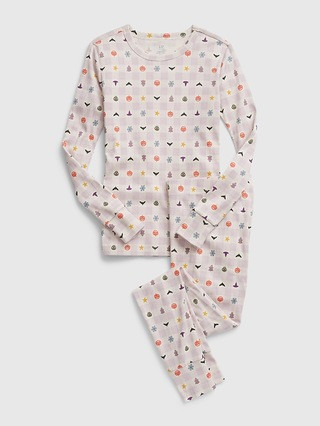 Kids 100% Organic Cotton Halloween Print PJ Set | Gap (US)