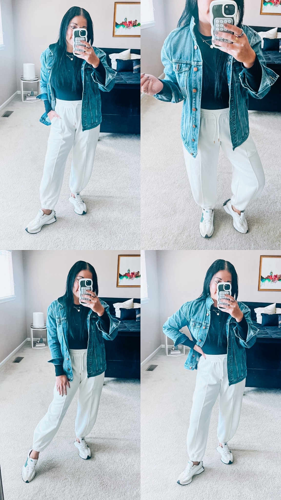 Barrel leg sweatpants
Casual Friday
New balance sneakers
Oversize denim jacket 


#LTKfitnessgoals #LTKootd #LTKdayinmylife