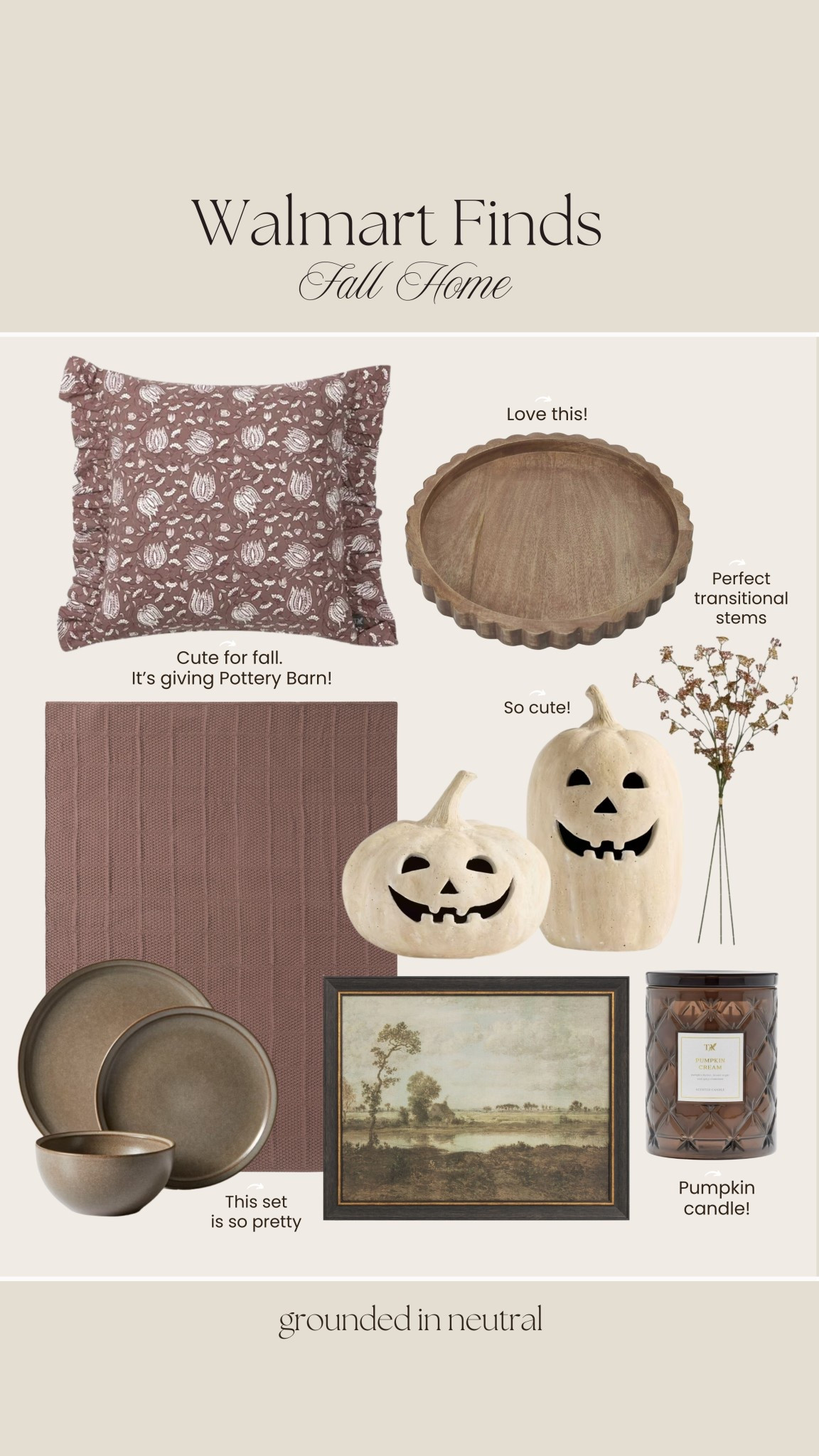Walmart Fall Home Finds 🍂🤎🎃

So many cute new budget-friendly arrivals for the upcoming fall season. This art is so pretty!

#LTKHome #LTKSeasonal #LTKStyleTip