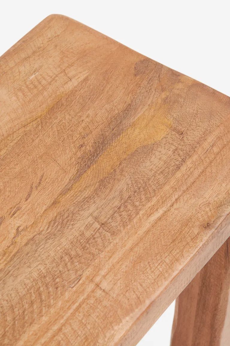 Mango wood stool - Brown - Home All | H&M GB | H&M (UK, MY, IN, SG, PH, TW, HK)