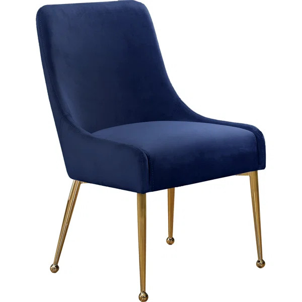Rickyah Velvet Upholstered Side Chair | Wayfair North America