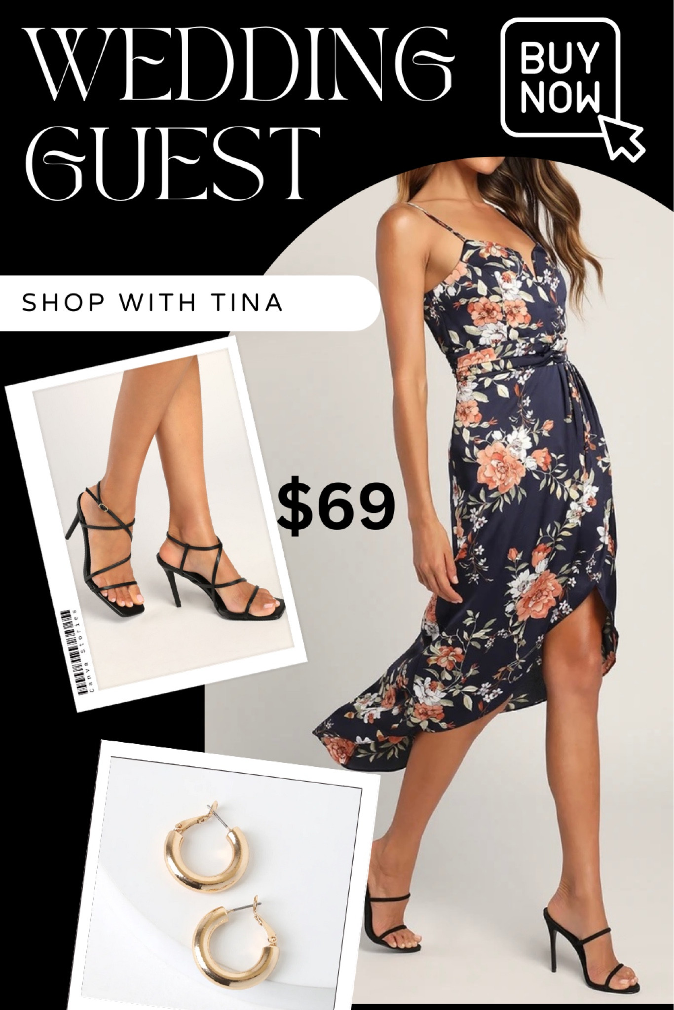 This wedding guest dress is a best seller!
Floral wedding guest dress, floral cocktail dress, summer wedding guest dress, wedding guest heels, wedding guest outfit

#LTKunder100 #LTKwedding #LTKU