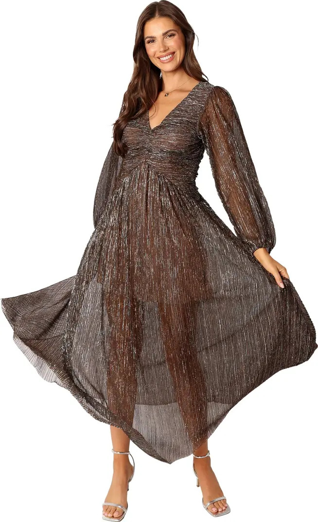 Lustre Long Sleeve Midi Dress | Nordstrom