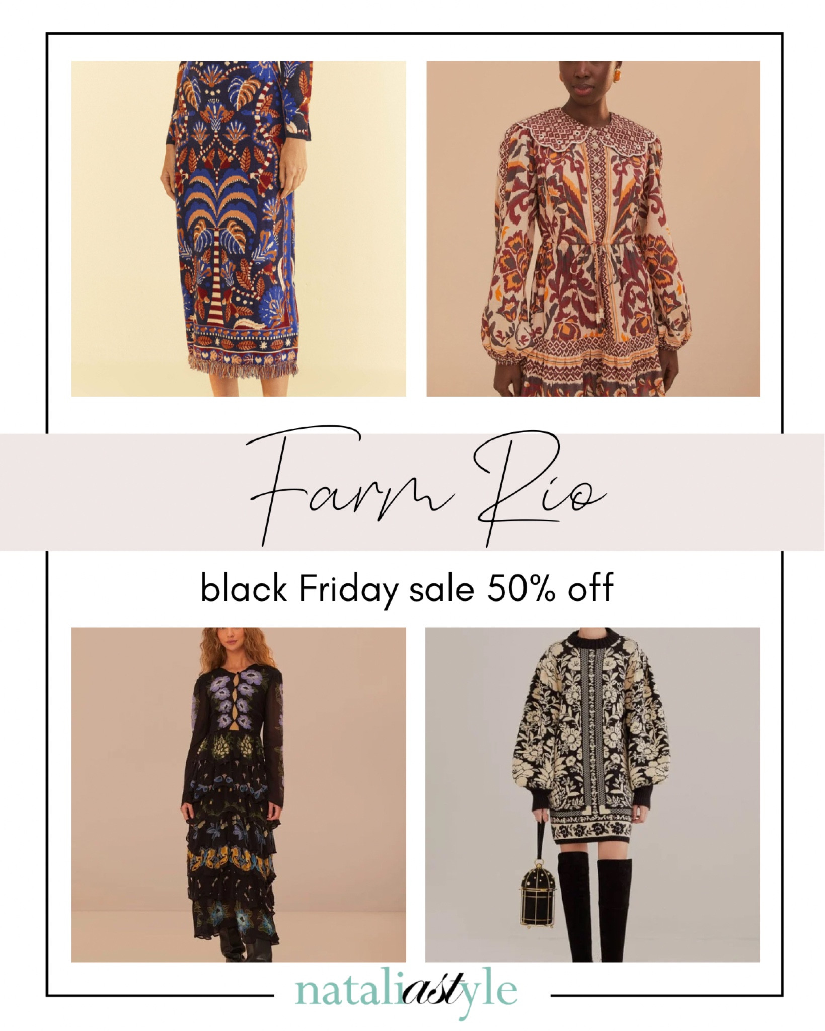 More of my fave Farm Rio dresses and skirts on sale for #blackfriday with 50% off plus an additional 10% off with code FRIDAY10! This Brazilian brand is the ultimate compliment magnet!  

#LTKwedding #LTKpartywear #LTKcanada