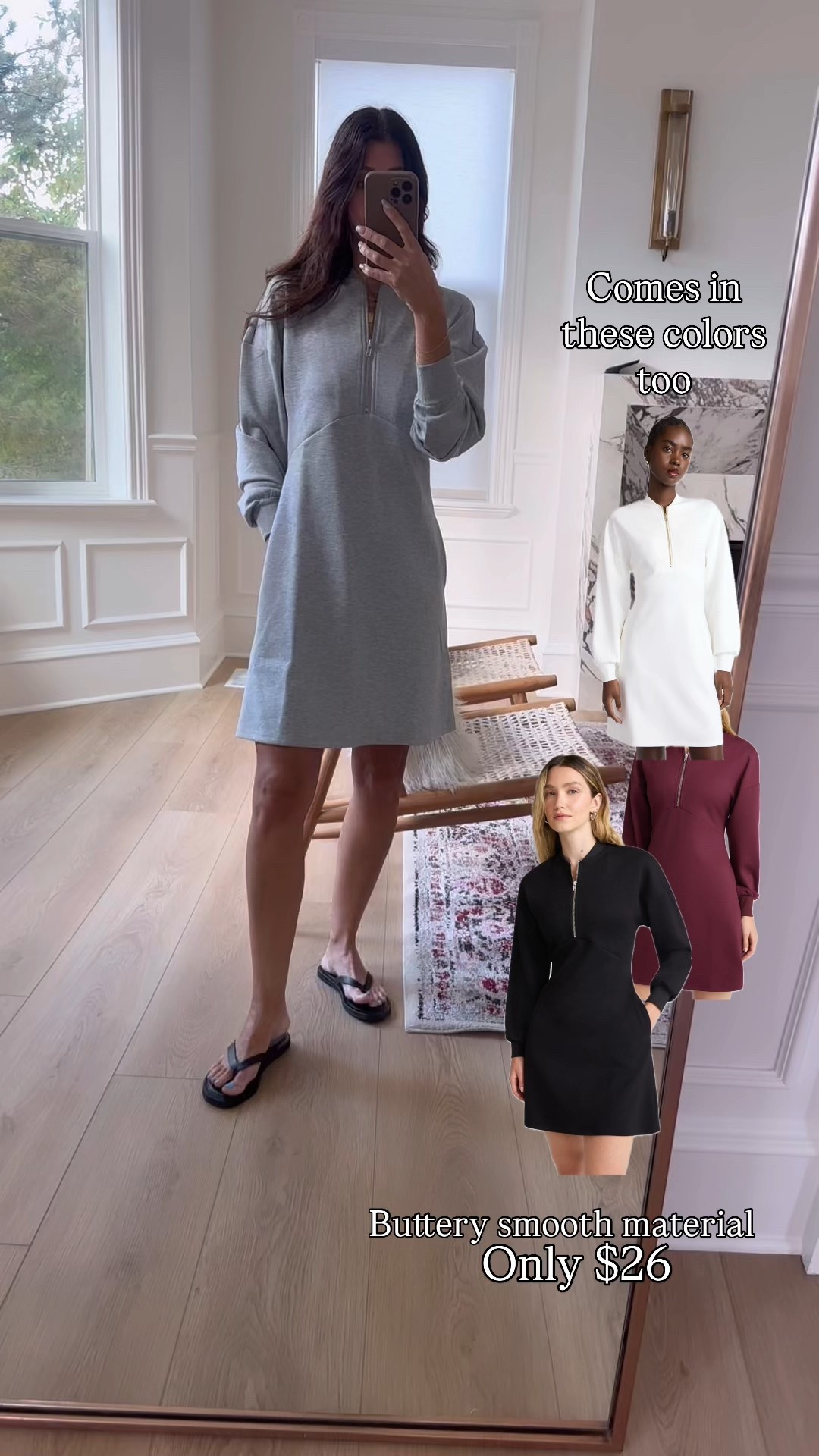 I have the xs size down! Runs a bit oversized. #walmart #wlamartfinds #falldress 

#LTKFindsUnder100 #LTKSeasonal #LTKFindsUnder50