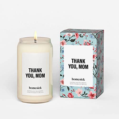 Homesick Scented Candle, Thank You, Mom - Scents of Bergamot, Lavender, Sage, 13.75 oz | Amazon (US)