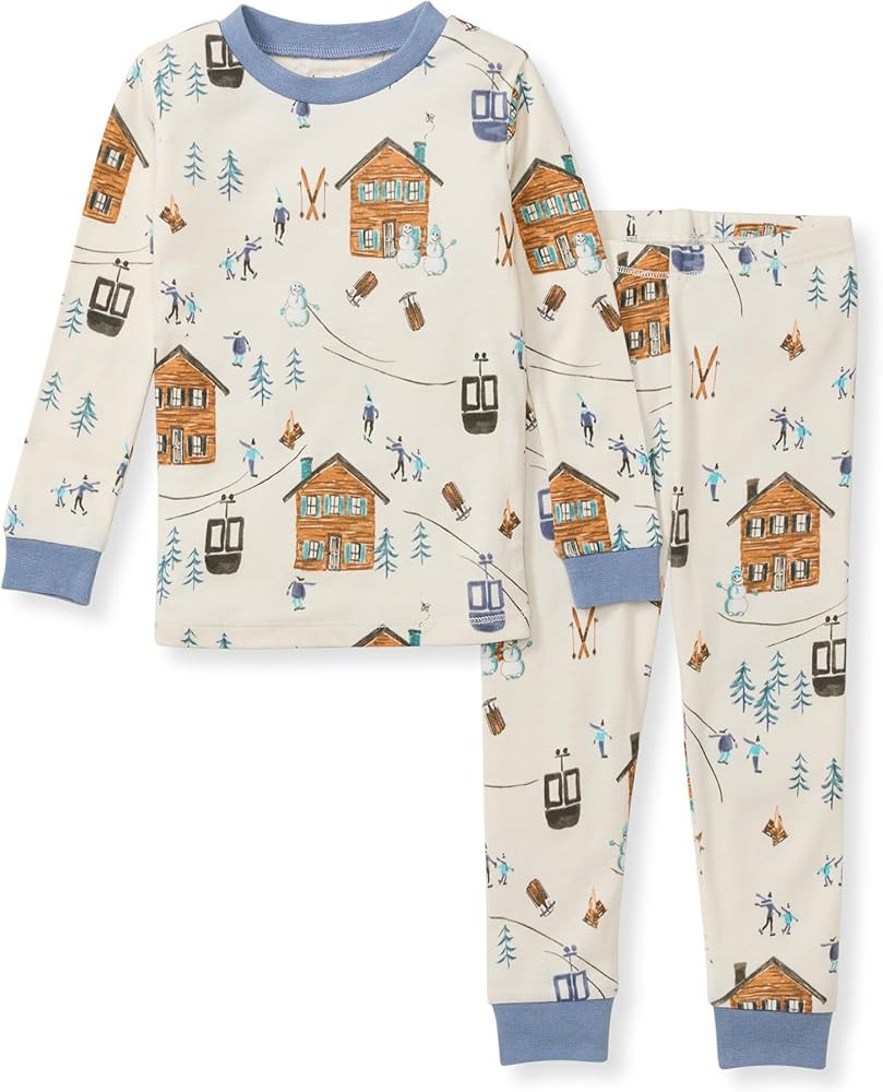 Burt's Bees Baby Baby Boys' Pajamas, Tee and Pant 2-Piece Pj Set, 100% Organic Cotton | Amazon (US)