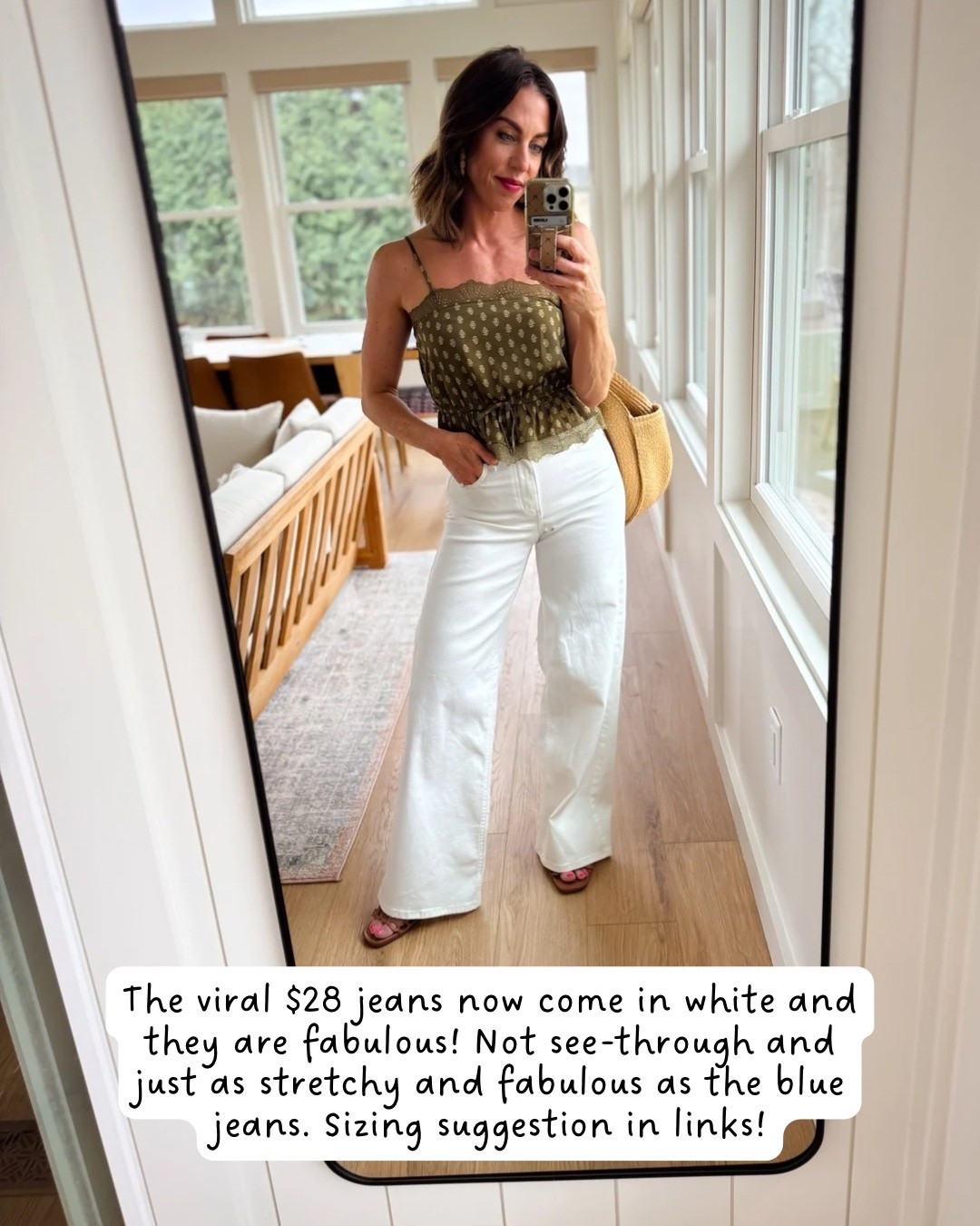 Our favorite 🎯 jeans now in white! Love these for summerSun

#LTKootd #LTKOver40 #LTKgrwm