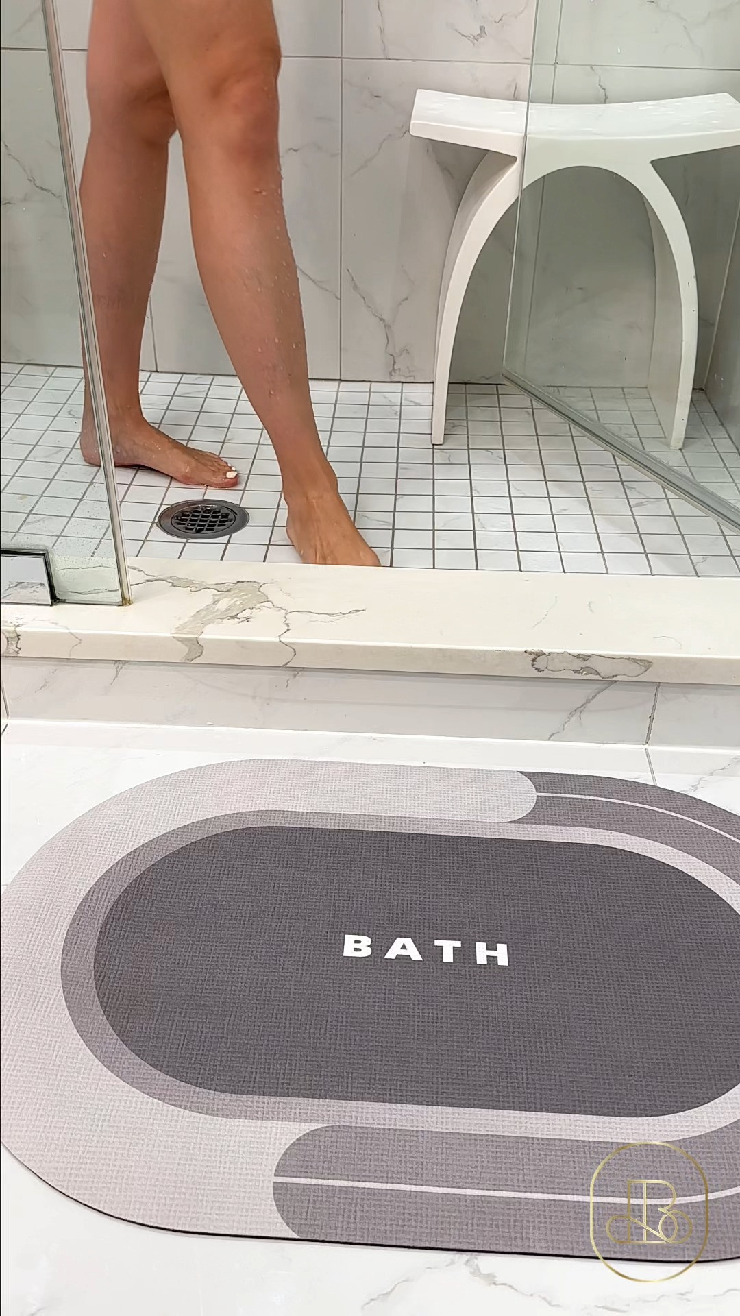 If you're tired of washing thick, mildewy bath rugs every week, this stain-resistant shower mat is a nice to have for instant hassle-free cleaning! 🚿 Simply wipe it down with a damp cloth or rinse it with the showerhead to make it look brand new.

#LTKHome #LTKunder30 #LTKFinds #LTKHomeFinds #HomeHacks #BathroomHacks #CleanFreak #LowMaintenance #MustHaves